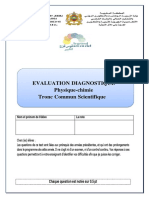 Evaluation Diagnostique TC PC