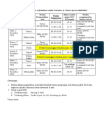 Aturan Penilaian Akhir Semester 1