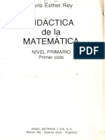 Didáctica de La Matemática - Rey