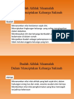 Ibadah Akhlak Muamalah Menciptakan Keluarga Sakinah