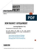 Unit 04-New Product Development