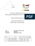UPD-KM-W6-VL-CL-2002 - Lifting Lug Calculation For WHP D Vent Tip Rev.0