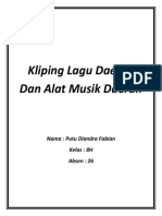 Kliping Lagu Daerah Dan Alat Musik Daerah