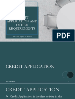 Module 3 - Credit Application and Other Requirements