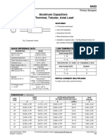 Vishay Sprague 4-Terminal Aluminum Capacitors Technical Specifications