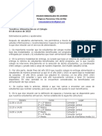 CIRCULAR 4 Alimentación Escolar 2022