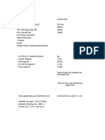 Waterproofing & Plaster Calculations