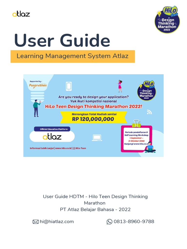 Panduan Login LMS Atlaz | PDF | Karier & Perkembangan | Komputer