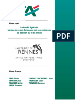 Le Crédit Agricole, Une Banque Devenue Dominante Qui A Su Maintenir Sa Position Au Fil Du Temps