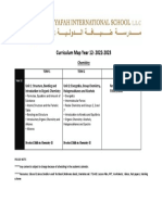 Curriculum Map Year 12 Chemistry