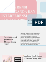 Pert 14&15 Interferensi Celah Ganda dan Interferensi Lapisan Tipis