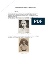 Module 3: Rizal's Education and Ancestry