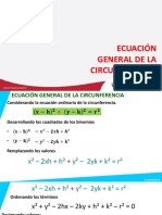 Ecuacion General - Circunferencia