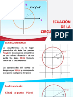 Ecuacion de La Circunferencia