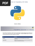 Python+for+Finance+Course+Notes+ +Part+I