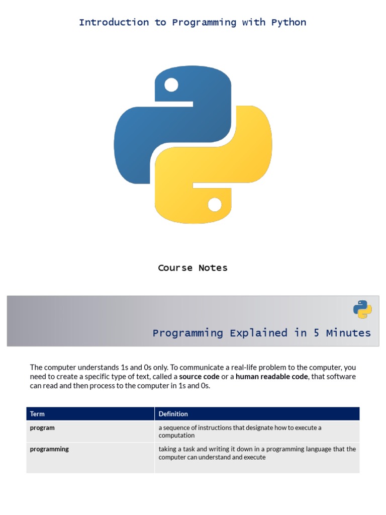 Python+for+Finance+Course+Notes+ +Part+I | PDF | Parameter (Computer ...