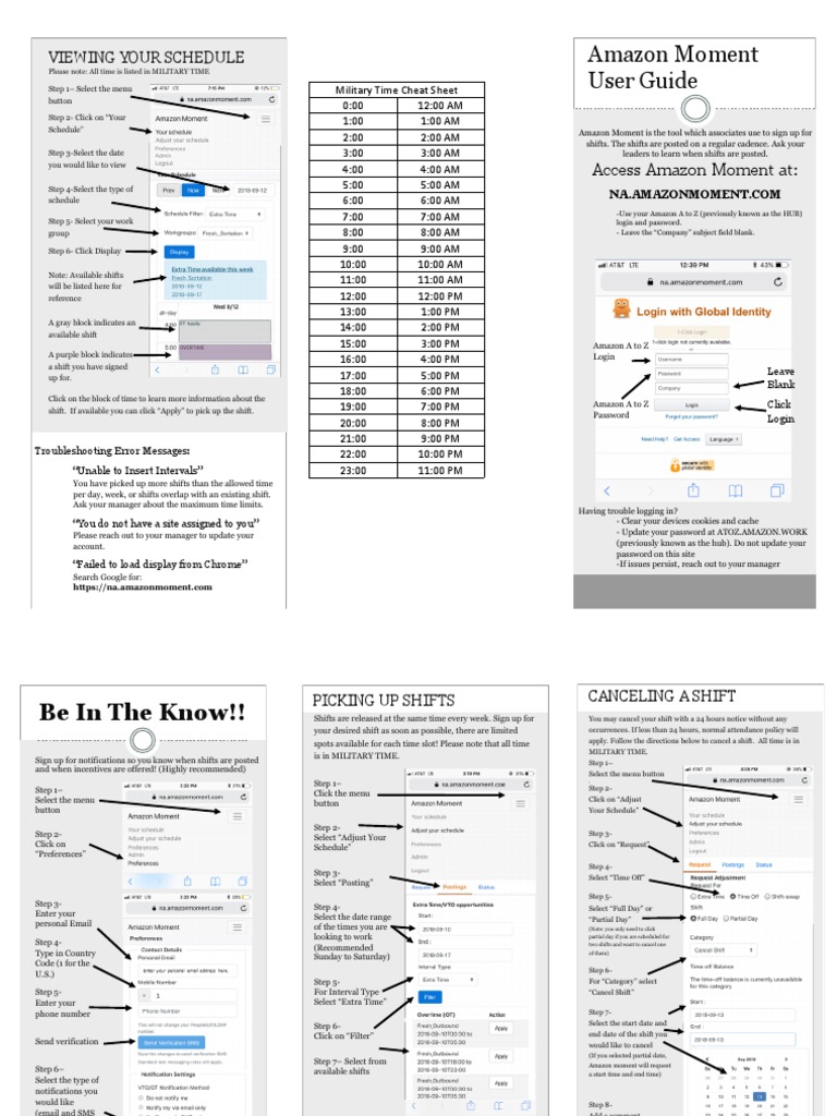 Amazon Moment Guide PDF Password Communication