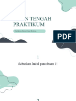 Ujian Tengah Praktikum: Praktikum Kimia Dasar Kelas A