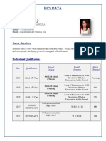 Mamata Resume