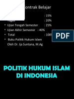 Definisi Politik Hukum Islam I