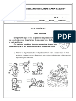 Teste Ciencias