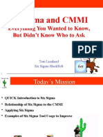 Everything You Wanted To Know SixSigma CMMI - ASQ Feb 2014