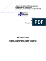 Metodologie Finalizare Studii FECC 2009
