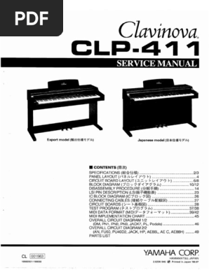 CLP411 SM e | PDF