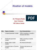 Classification and characteristics of engineering models