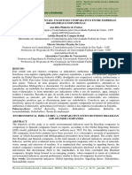 Indicadores ambientais em empresas brasileiras e espanholas