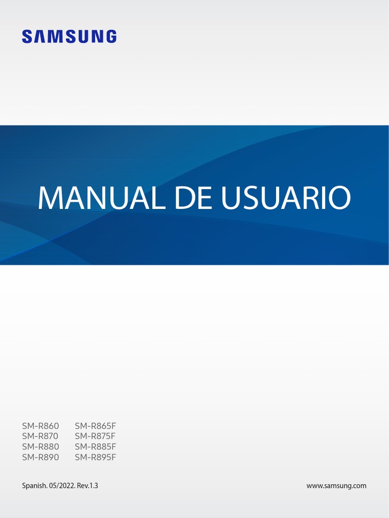 Manual Samsung Watch 4 Classic PDF Smartphone Cargador de batería