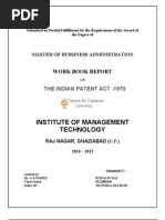 The Indian Patent Act 1970