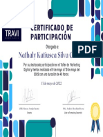 Certificado de Certificado de Participación Participación