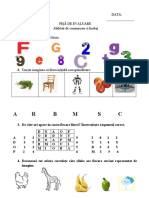 Evaluare Initiala CLR Clasa I