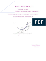 4.3. Derivadas de Ecuaciones Paramétricas e Implícitas - Derivadas Sucesivas - Diferenciales