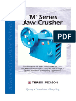 PEGSON - 'M' Series JAW Crusher (Curvas de Produccion) (+++)