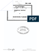 TM 5-236 Surveying Tables