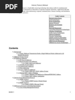 Internet Protocol Multicast