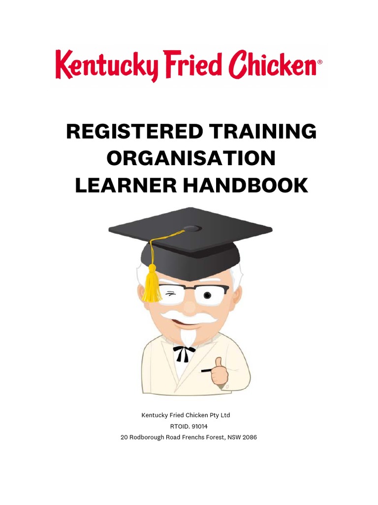 KFC Learner Handbook | PDF | Vocational Education | Learning