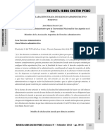 Modelo Declaración Jurada de Silencio Administrativo Positivo - Autor José María Pacori Cari