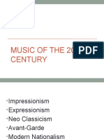 Music of 20th Century