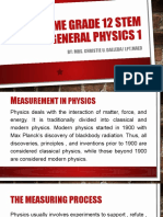 Measurement in Physics: Scientific Notation and Unit Conversion