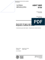 NBR 08130 - 2004 - Aquecedor de Água a Gás Instantâneo