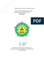 Tugas Uas Evaluasi Pembelajaran Qur