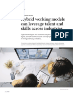 Hybrid Working Models Can Leverage Talent and Skills Across Industries