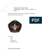 Draft Laporan Praktik Kerja Lapangan (Analisis Pengembangan)