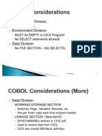 COBOL Considerations