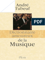 André Tubeuf - Dictionnaire amoureux de la Musique