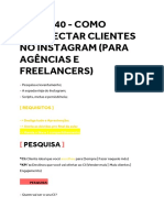 PDF Aula 040 Como Prospectar Clientes No Instagram para Age Ncias e Freelancers