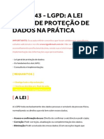 PDF Aula 043 LGPD A Lei Geral de Protec A o de Dados Na Pra Tica